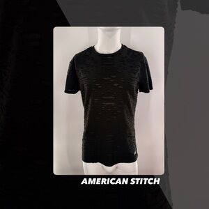 EUC American Stitch Destructed Tee Shirt